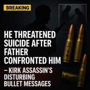 He Threatened Suicide After Father Confronted Him — Kirk Assassin’s Disturbing Bullet Messages