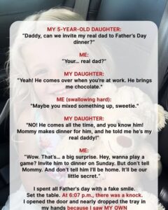 “When My Daughter Asked to Invite Her ‘Real Dad’”