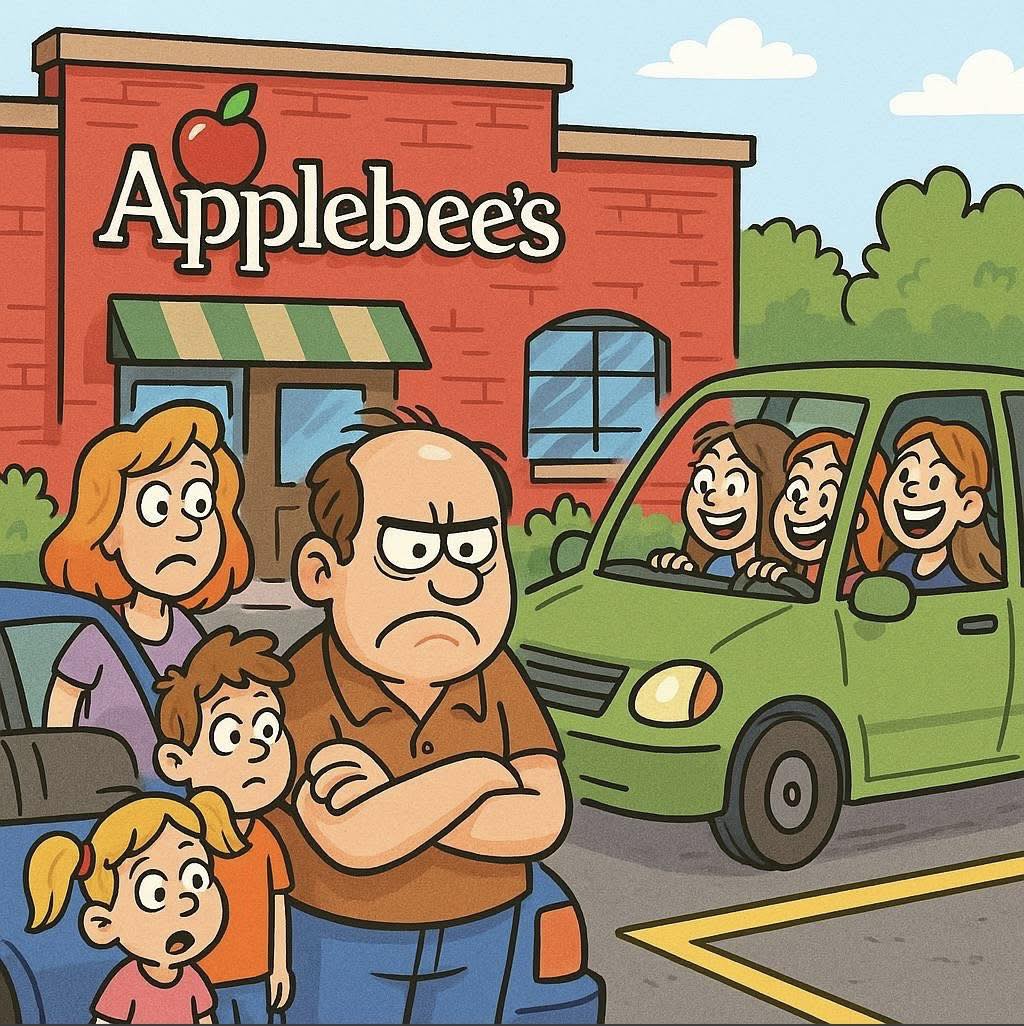 Took the family out to eat at Applebee’s