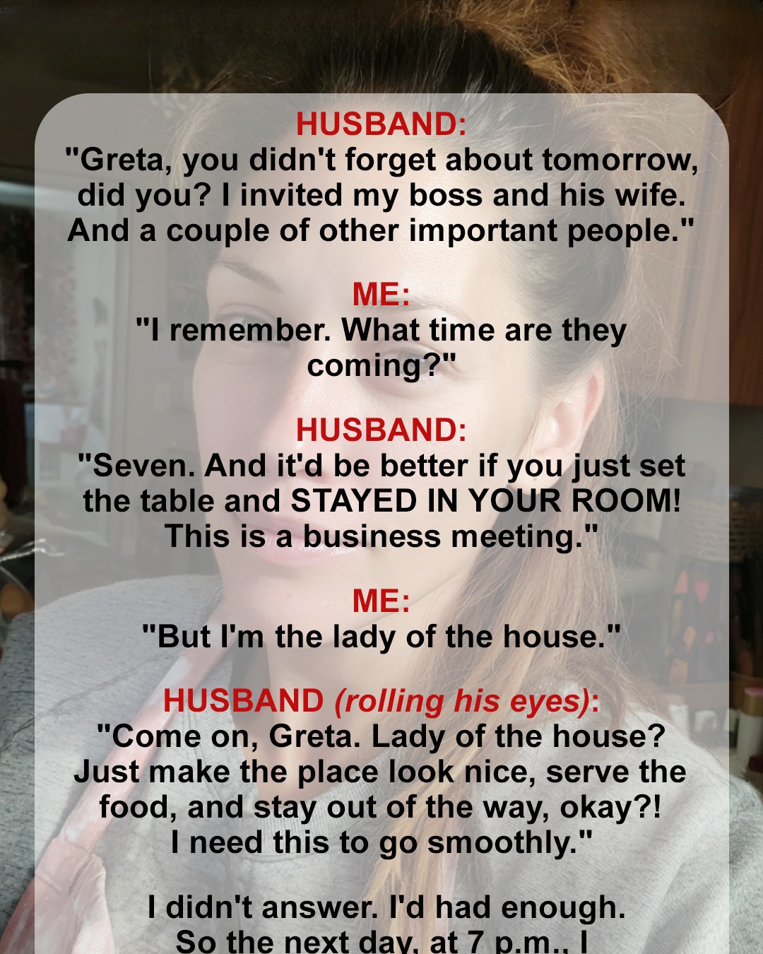 My Husband Wanted Me to Stay Out of Sight When His Boss Visited – I Decided to Speak Up