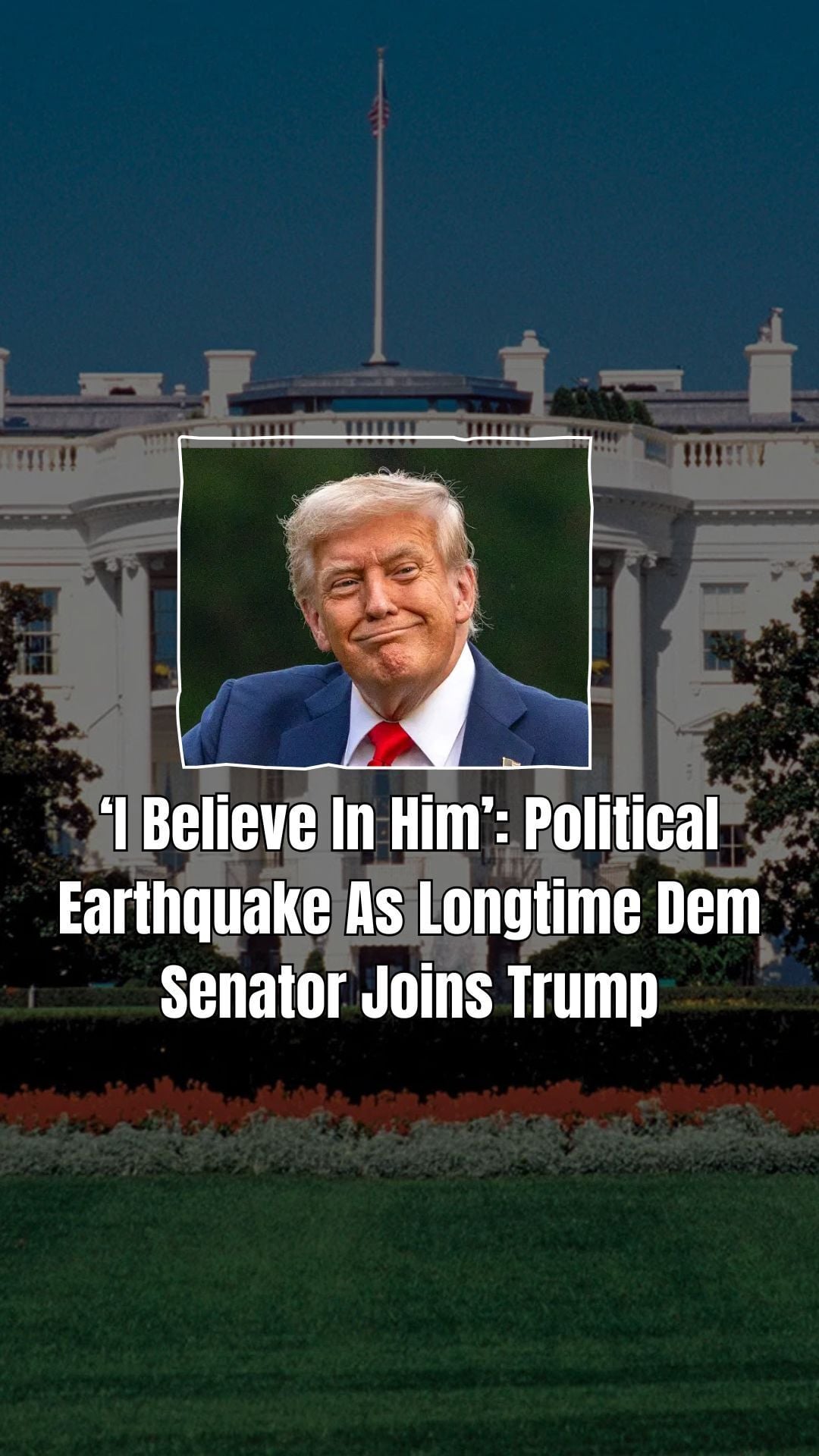 Former Dem Senator Says Only Trump Can Unite Country After Kirk Assassination
