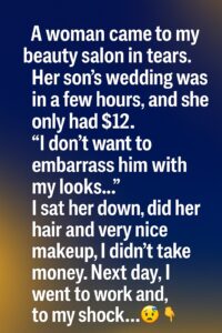 A Mother Walked Into My Salon in Tears — What Happened Next Changed Us Both