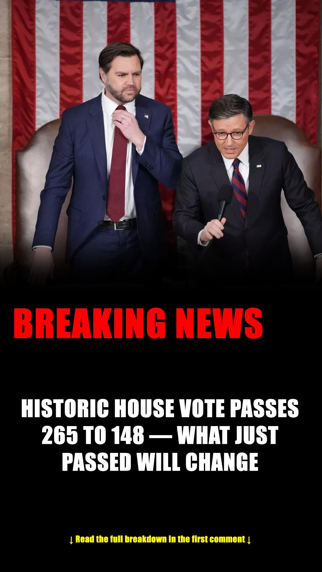 HISTORIC HOUSE VOTE SHOCKS WASHINGTON — TWO MAJOR BILLS JUST CHANGED EVERYTHING