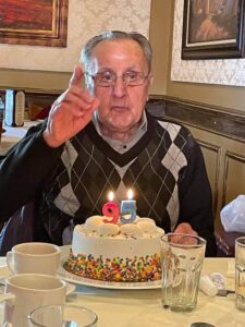 HE RAISED HIS HAND AT 95—AND EVERYTHING FROZE