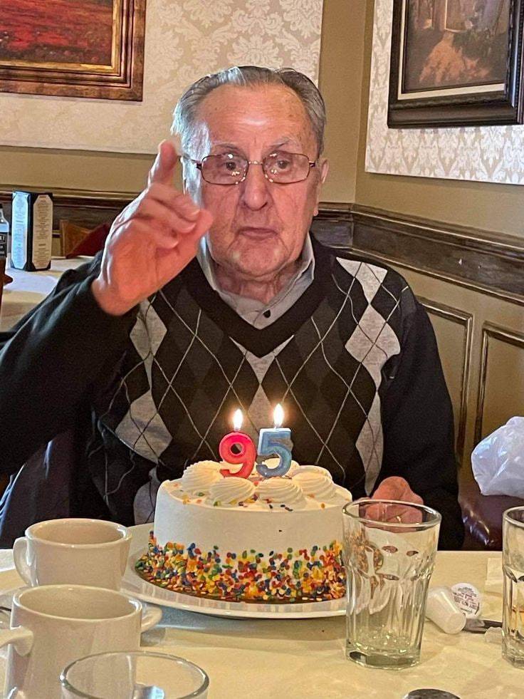 HE RAISED HIS HAND AT 95—AND EVERYTHING FROZE