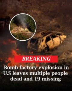 Bomb factory explosion leaves multiple people dead and 19 missing