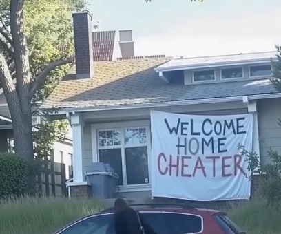 A Mysterious Banner Appeared Outside Our House One Day—The Real Surprise Was Who Wrote It and Why