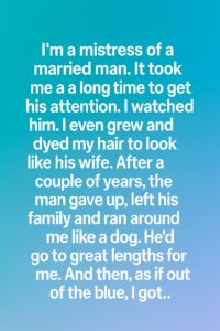 `-`What Loving a Married Man Taught Me About Self-Worth`seee