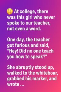 The Silent Student Who Taught the Loudest Lesson