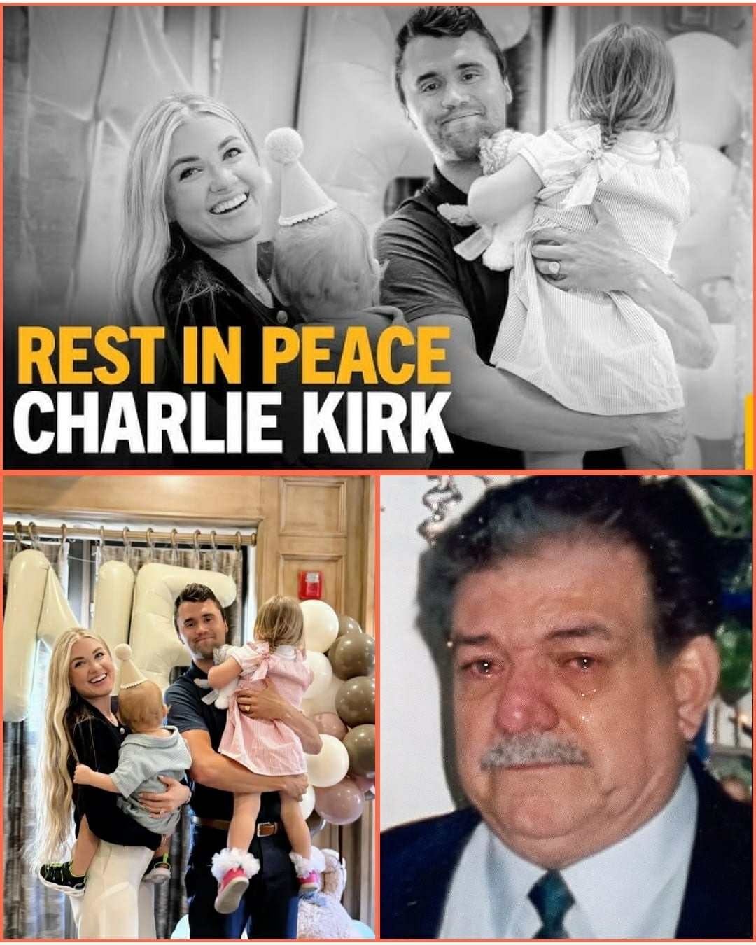 “GIVE ME BACK MY SON, HE’S ONLY 31” — Charlie Kirk’s Father Collapses at Makeshift Memorial, Viral Moment Captures a Nation’s Grief
