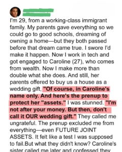 We Were Offered a Home as a Wedding Gift, but the Conditions Changed Everything
