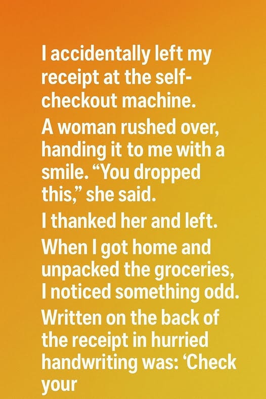 A Strangers Note on My Grocery Receipt Changed My Day, and Maybe My Faith in People