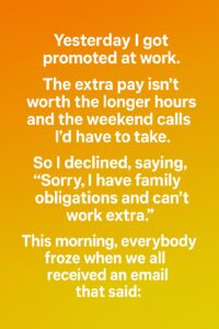 Success Without Sacrifice: My Unexpected Promotion