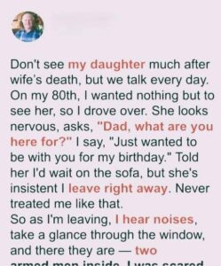She Told Me to Leave on My Birthday… Then I Looked Through the Window