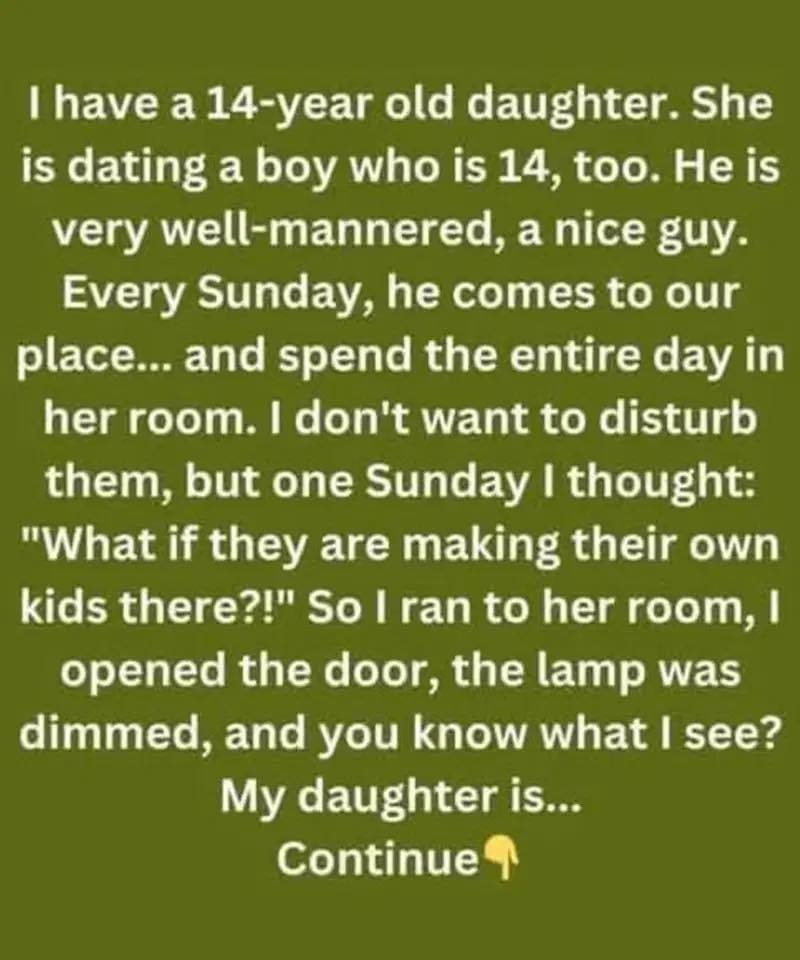 I Panicked When My 14-Year-Old Spent Hours Alone With Her Boyfriend, Until I Opened the Door and Saw What They Were Really Doing