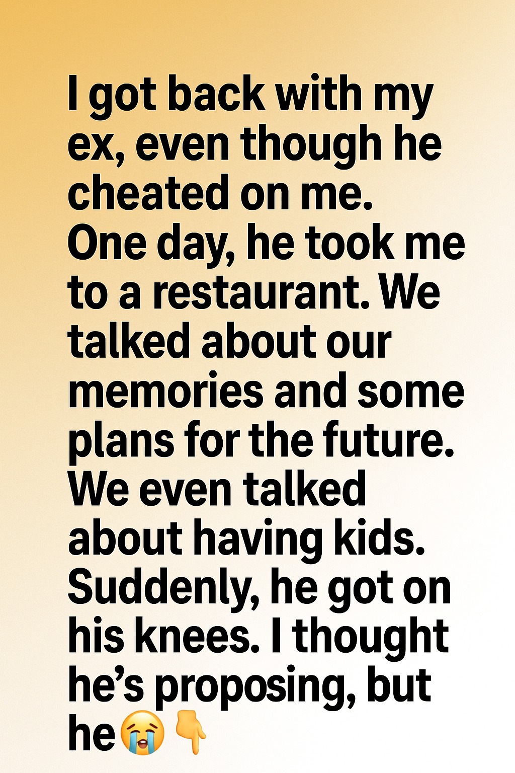 I Thought He Was Proposing… But What He Said Meant Even More