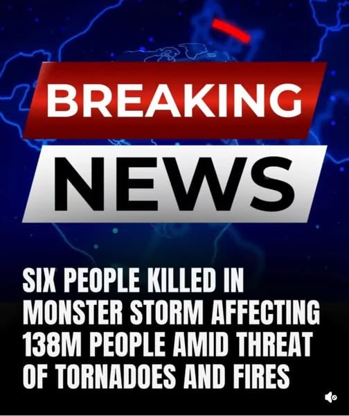 Millions Are Placed On High Alert As Deathly Tornados, Wildfires, And Dust Storms Inflict Carnage, Resulting In The Deaths Of 17 Individuals In Apocalyptic Storms