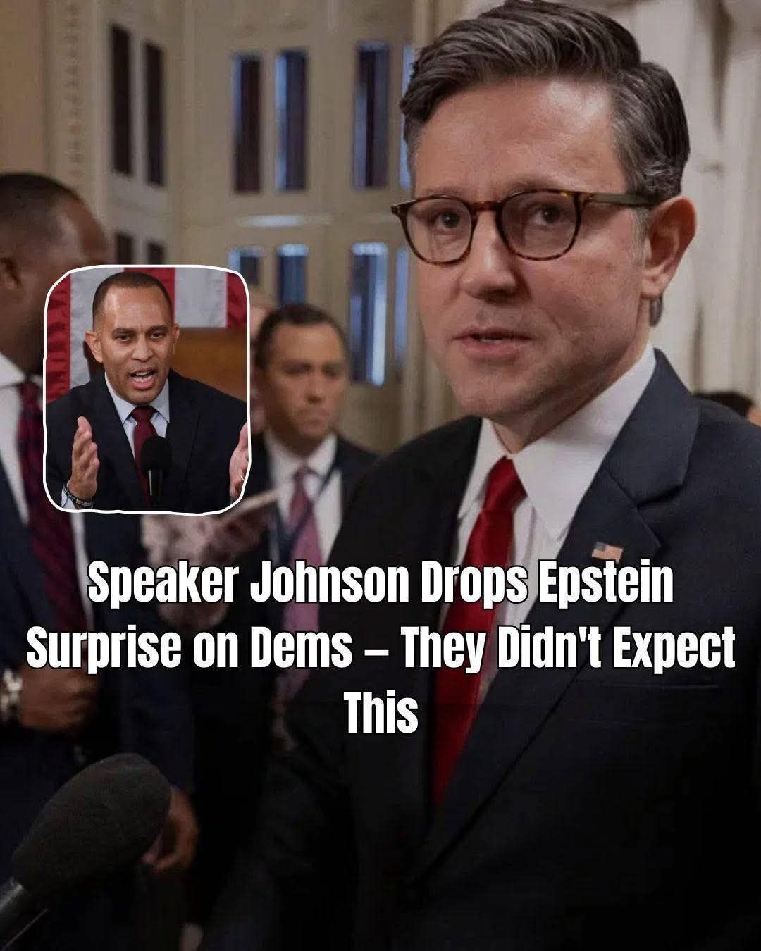 Speaker Johnson Warns Democrats’ Sudden Push on Epstein Files Is Politically Motivated and Potentially Dangerous