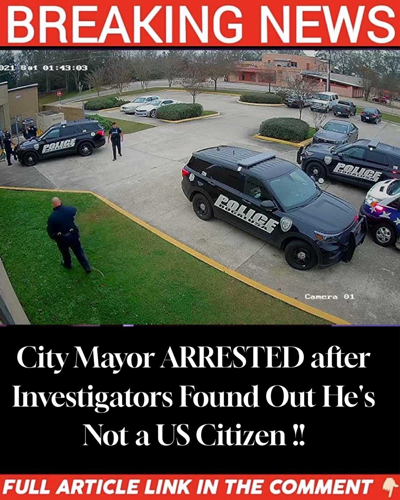 Mayor Arrested After Being Exposed As Noncitizen While Voting For His Own Re-Election