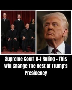 SCOTUS Gives Trump Massive 8-1 Win – But the Lone Holdout Leaves Everyone…