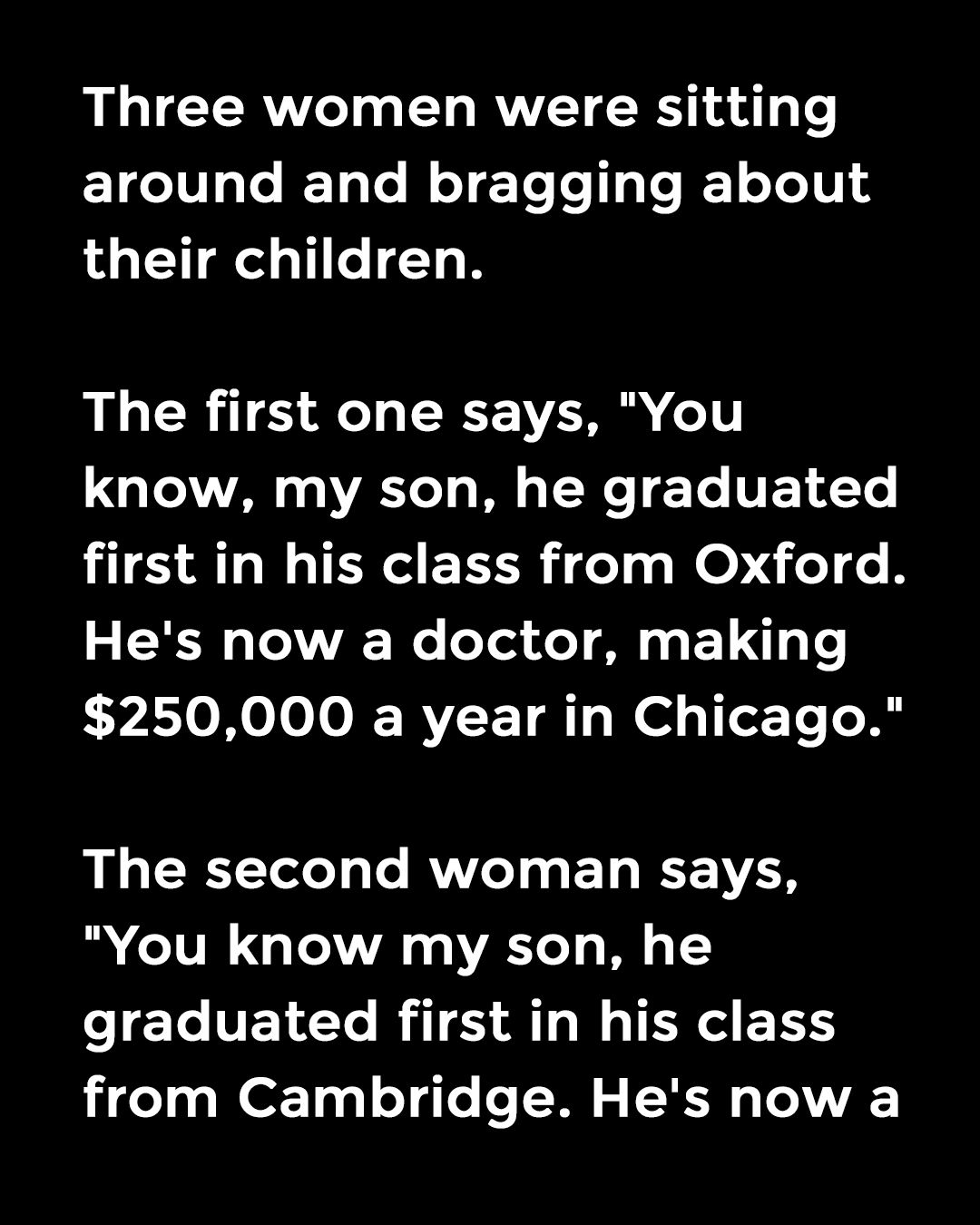 Three women were sitting around