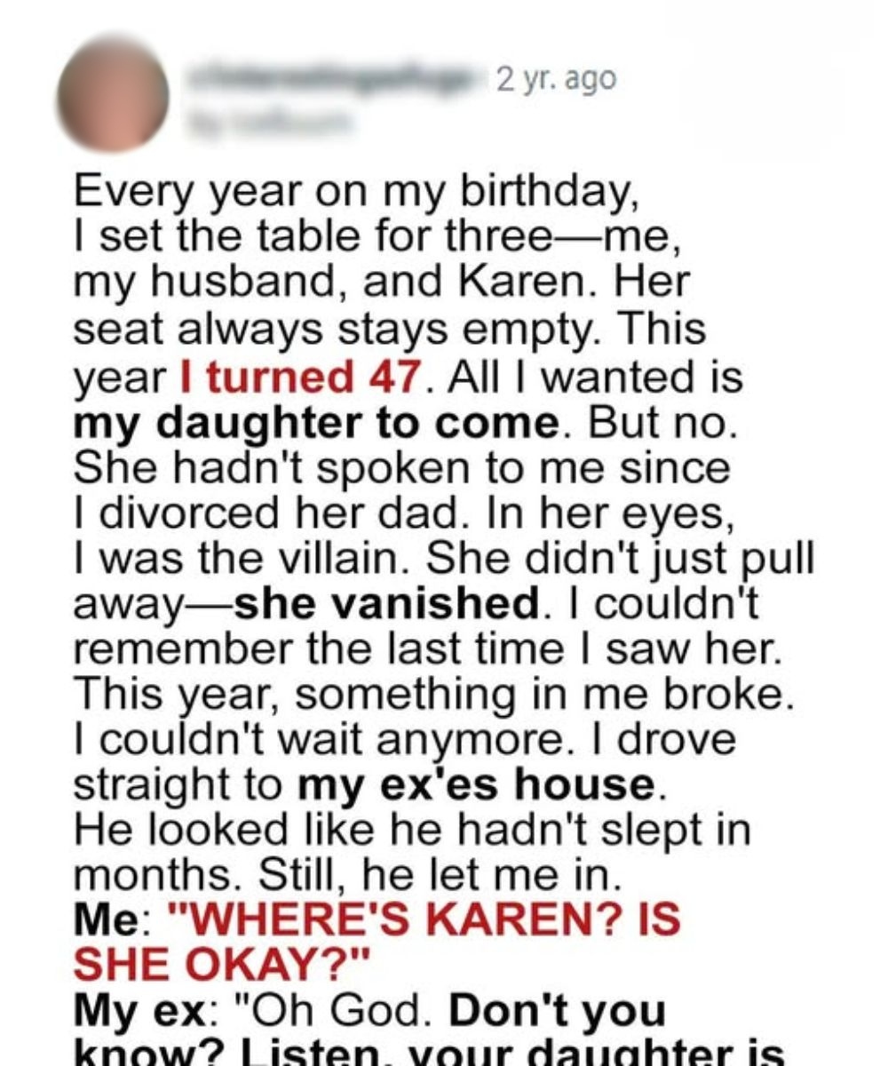 Breaking News : The Birthday Card That Revealed My Daughter’s Secret After Years of Silence