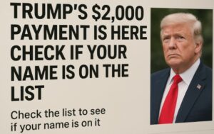 BREAKING: $2,000 Trump Payment Sparks Buzz — Here’s Who May Qualify