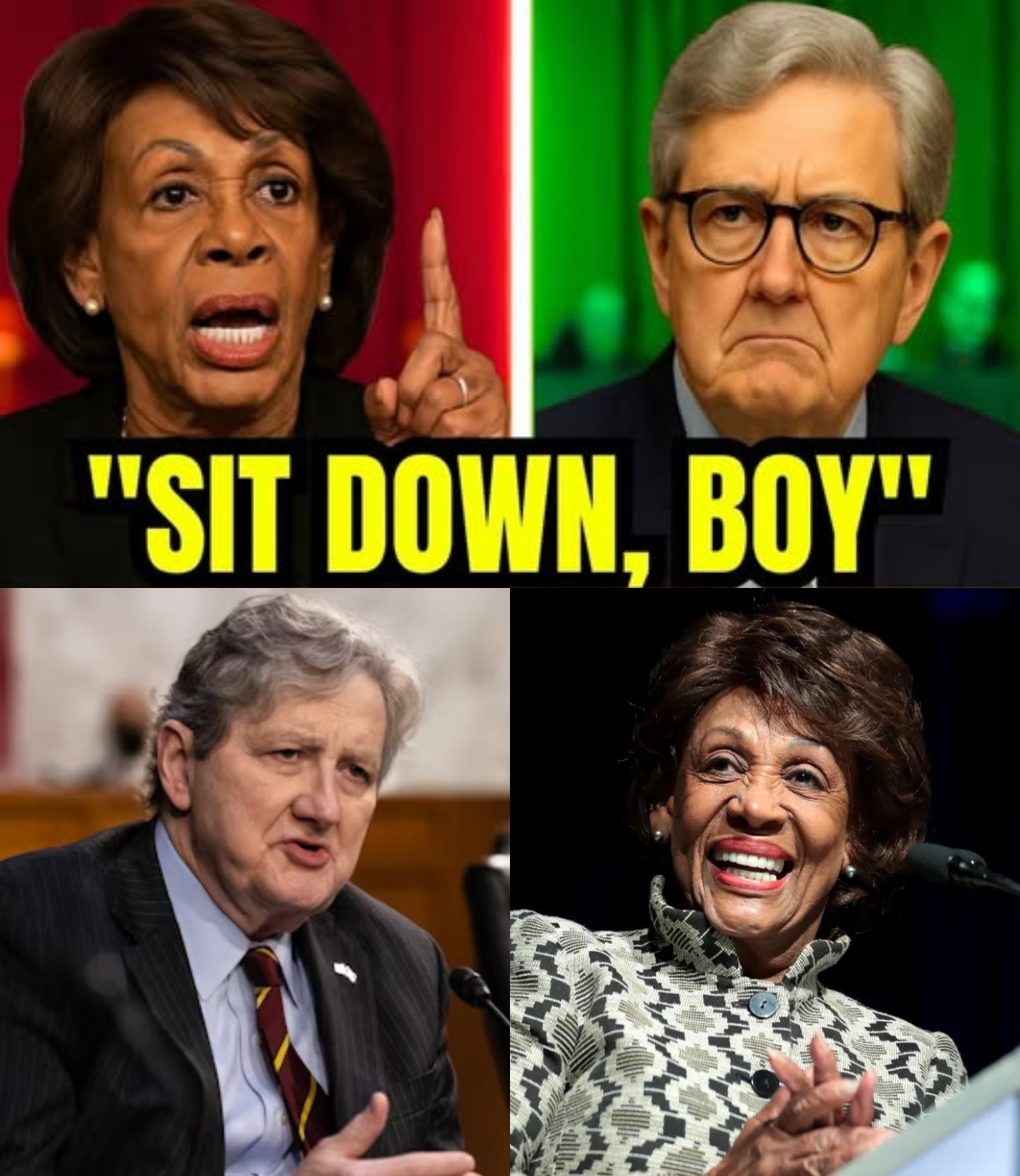 Maxine Waters INSULTS John Kennedy With the Words “Sit Down, Boy” — And the Moment Instantly Changes the Entire Room