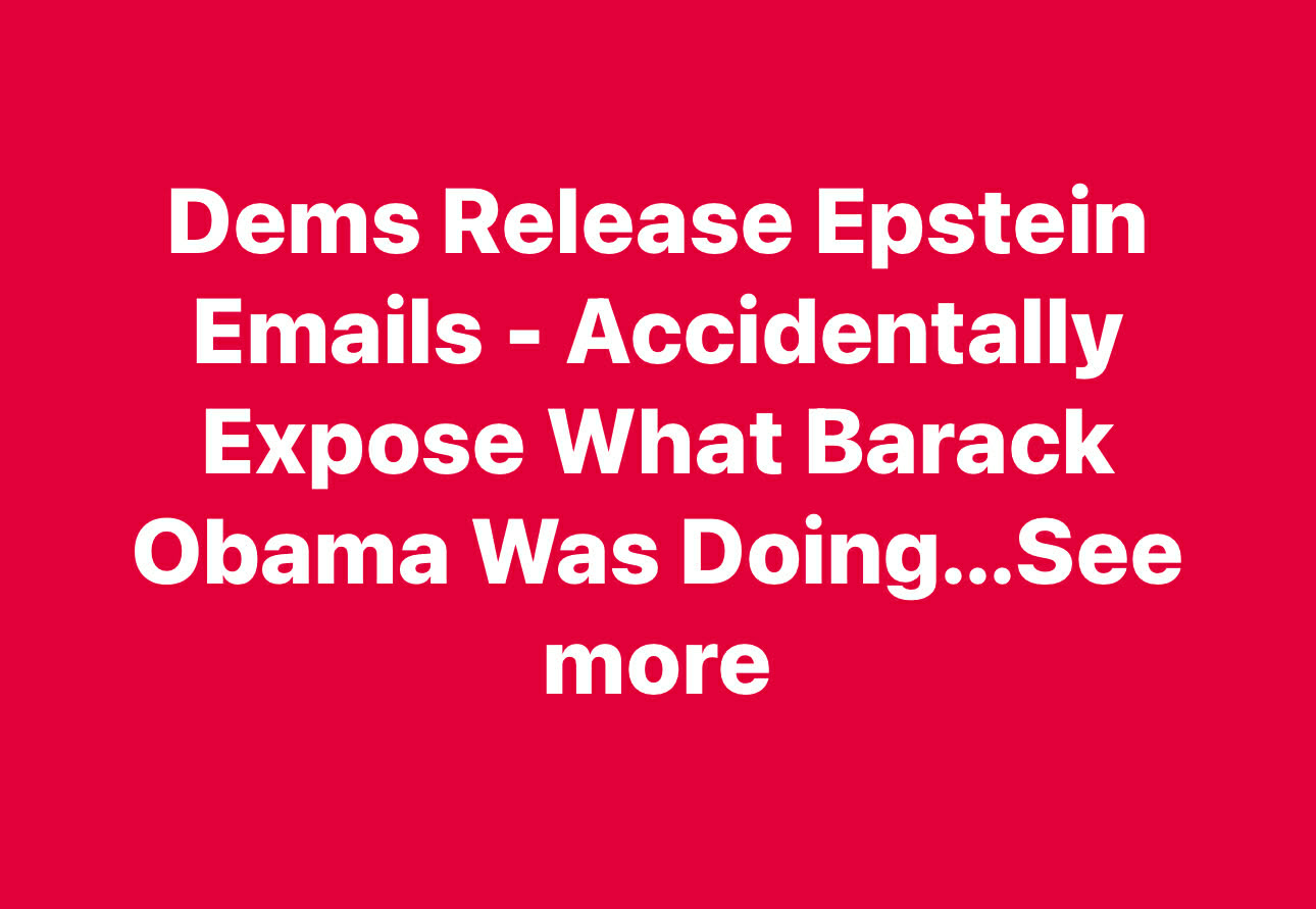 Dems Release Epstein Emails — Accidentally Expose What Barack Obama Was Doing