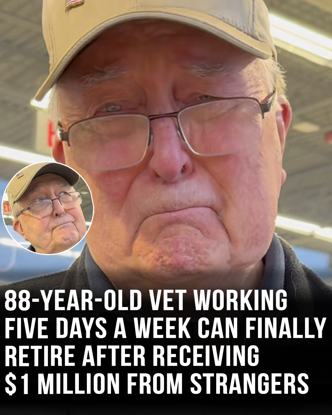 Ed\’s wife died seven years ago, and he’s been forced to work 40 hours a week because he doesn’t have enough income 💔 Now… check comments ⤵️