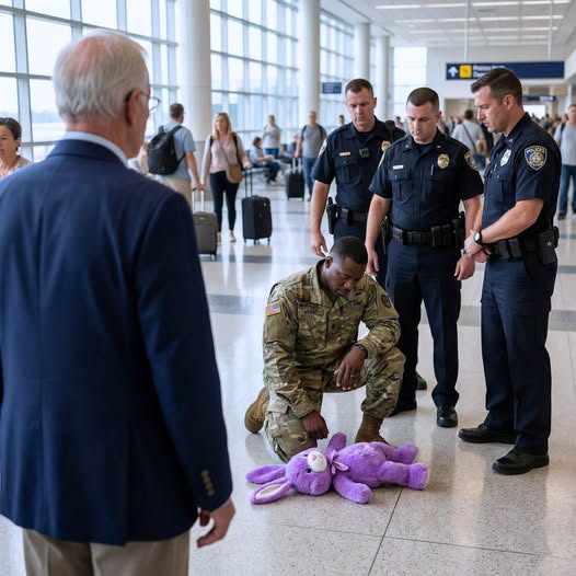 Police Humiliated a Returning Soldier at the Airport — They Didn’t Know His General Was Behind Them