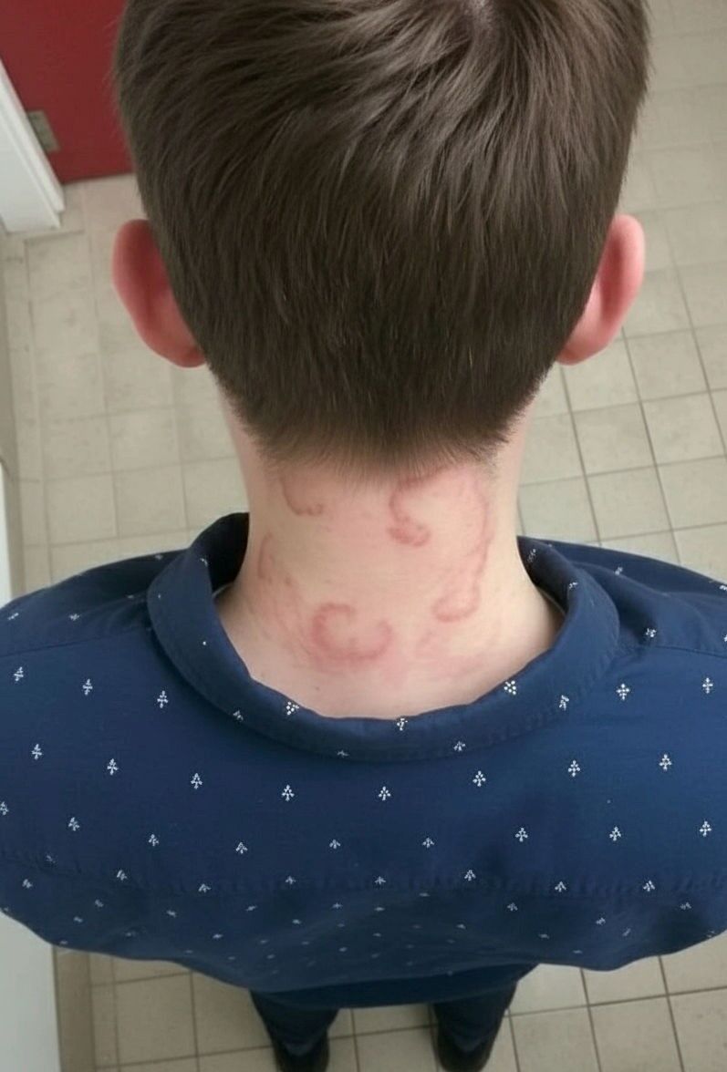 My 8 year old son been having this for 2 months straight it’s gotten worse from the first time he had this.. What is it 🧐